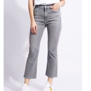 Citizens of Humanity Demy Cropped Flare Jeans Gray